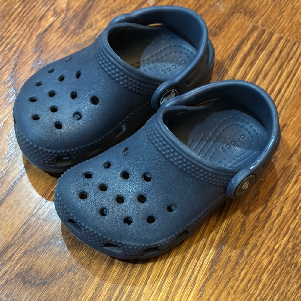 Crocs. Navy Blue